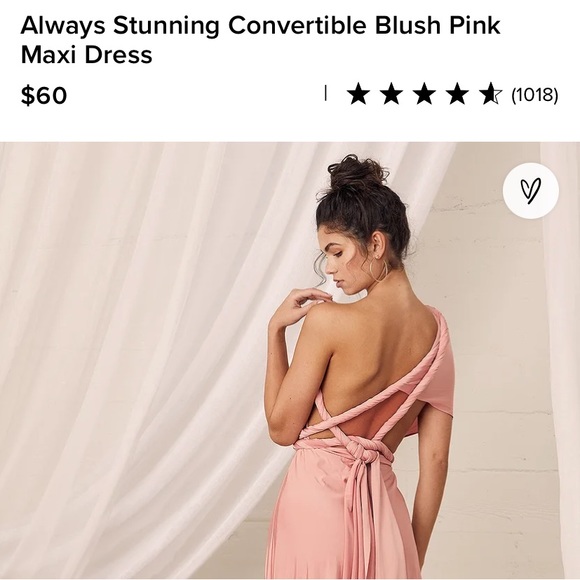Pink convertible dress - Picture 3 of 12
